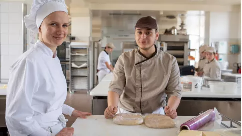 LP Notre-Dame - Echange ERASMUS avec des finlandais en formation Boulangerie. 