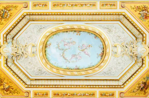 Plafond resto château