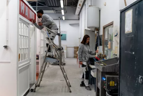 Peinture château des vaux