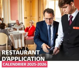 Restaurant d'application- calendrier 2025-2026