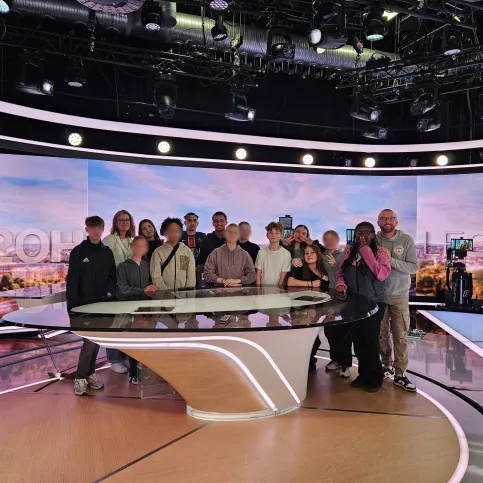 Jeunes à la fondation TF1